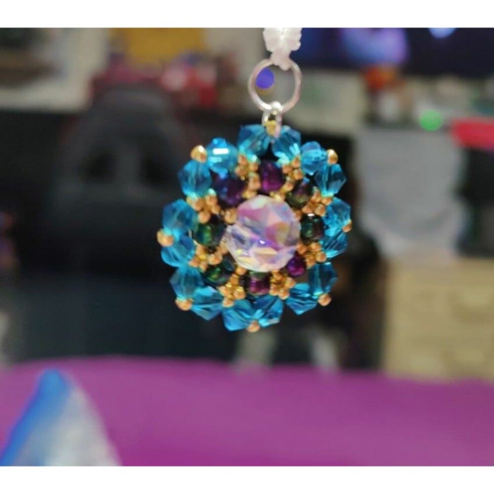 Beautiful Hand Crafted Crystal Pendant